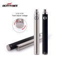 Wholesale rechargeable 510 battery Ocitytimes 1100mAh evod battery with bottom twist voltage